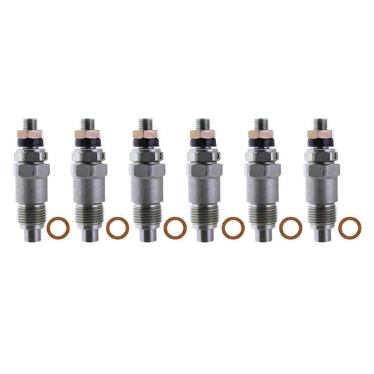 6x Fuel Injectors 093500-1810 23600-48011 Suitable For Toyota 2B 2B 2J 2H.