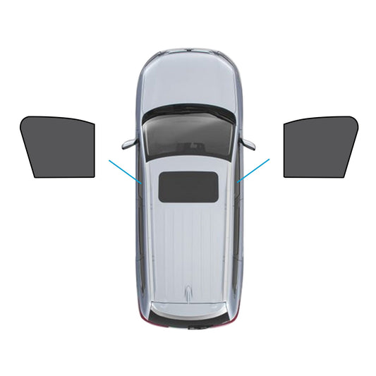 2x Front Magnetic Car Window Sun Shades Suitable For Mazda CX-3 2015-On