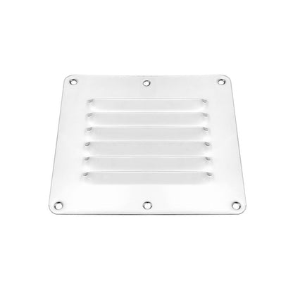 2x Stainless Steel Rectangular Air Vents Suitable For Caravan, Boat & Home Wall Installation