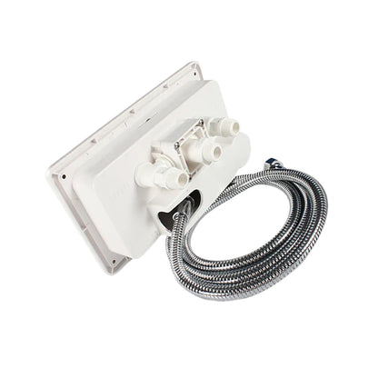 Caravan RV Shower Box Kit External with Lock Exterior Camper Trailer Boat Marine.