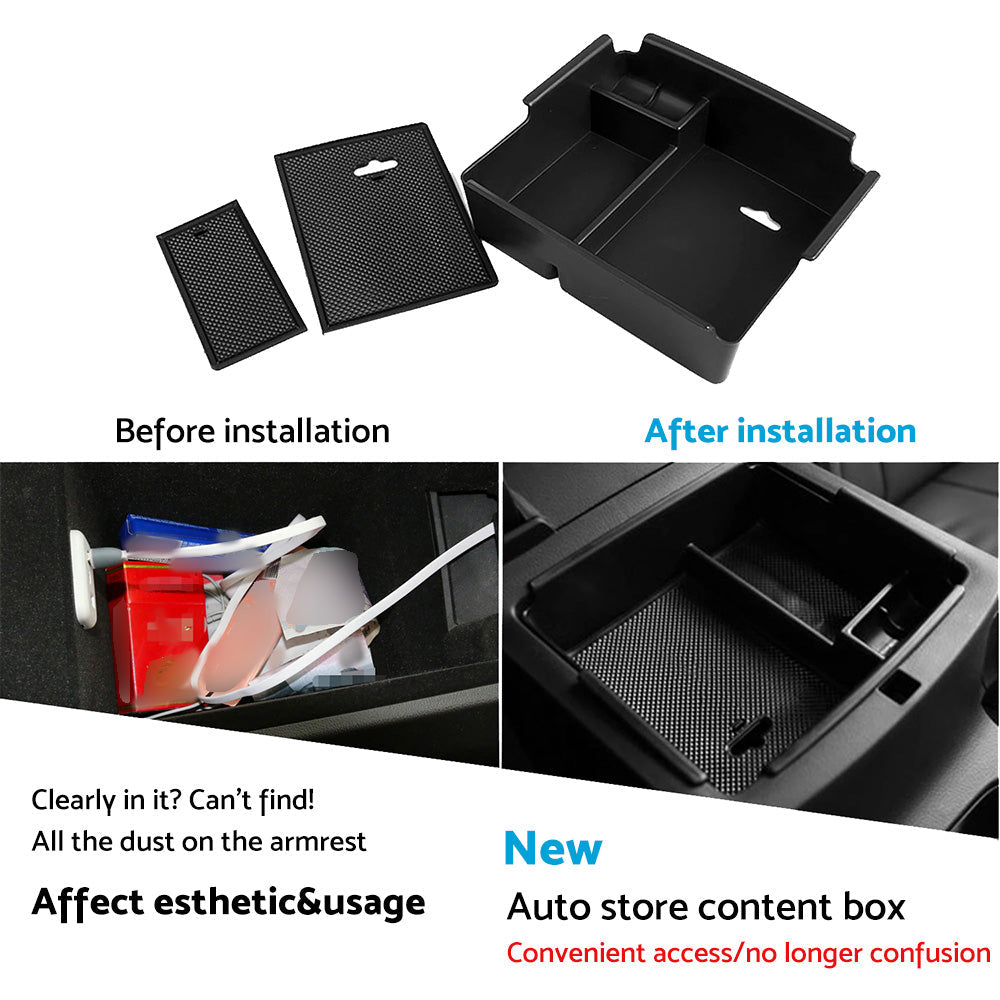 Center Console Armrest Storage Box Tray Suitable for SsangYong Musso