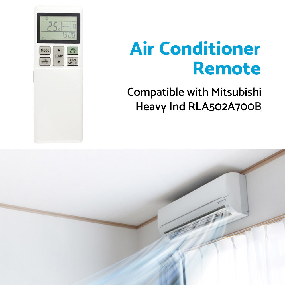 A or C Air Conditioner Remote Control RLA502A700B Suitable for Mitsubishi Heavy Ind.