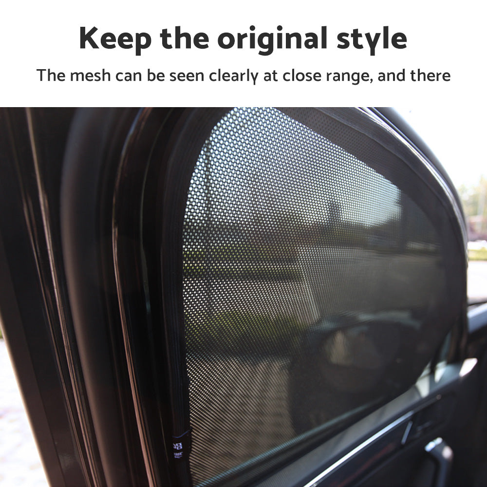 Magnetic Rear and Side Window Sun Shade Mesh Suitable For Toyota RAV4 2019-2023.