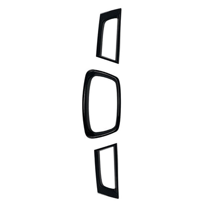 3x Gloss Black Front Grille Trim Suitable for Subaru Impreza MK6