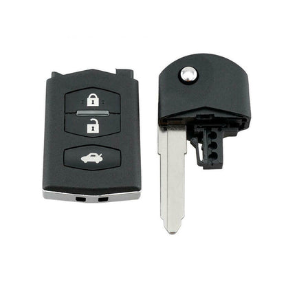 3 Button Complete Remote Car Key 433MHz ID63 80Bit Chip Suitable For Mazda 2 3 6.