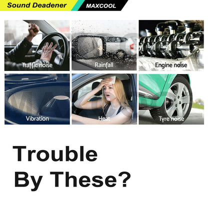 Car Butyl Rubber Sound Deadener Roll Suitable For Vehicle Proofing & Insulation – Self-Adhesive