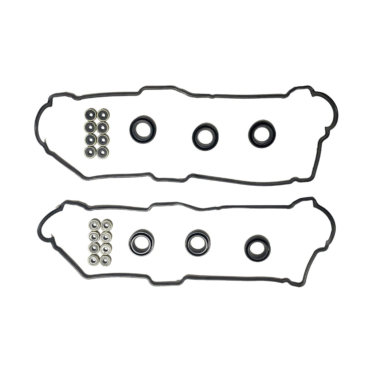 Rocker Valve Cover Gasket Kit 2x Suitable For Toyota Prado VZJ95 3.4L V6 1996-2002