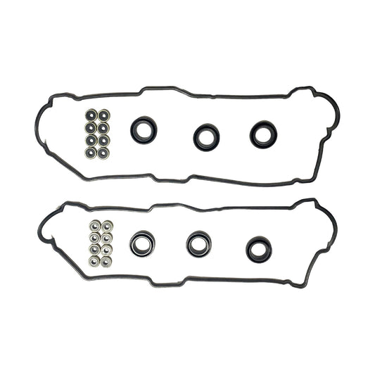 Rocker Valve Cover Gasket Kit 2x Suitable For Toyota Prado VZJ95 3.4L V6 1996-2002