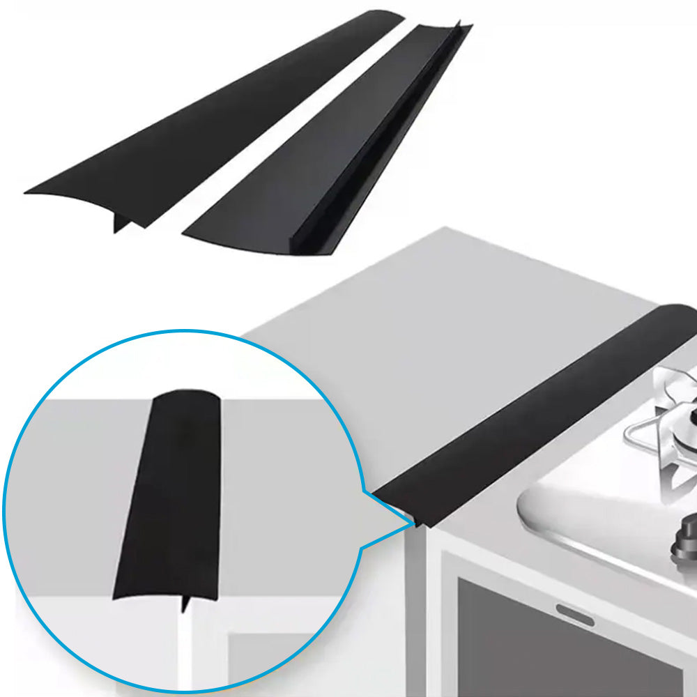 Kitchen Silicone Stove Counter Gap Cover Oven Guard Spill Seal Slit Filler Suita