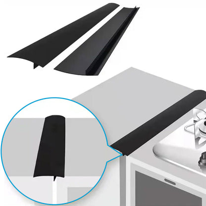 Kitchen Silicone Stove Counter Gap Cover Oven Guard Spill Seal Slit Filler Suita