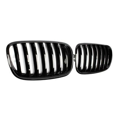 Front Bumper Kidney Grill Grille Gloss Suitable For BMW E70 X5 / E71 X6 2007-2013.