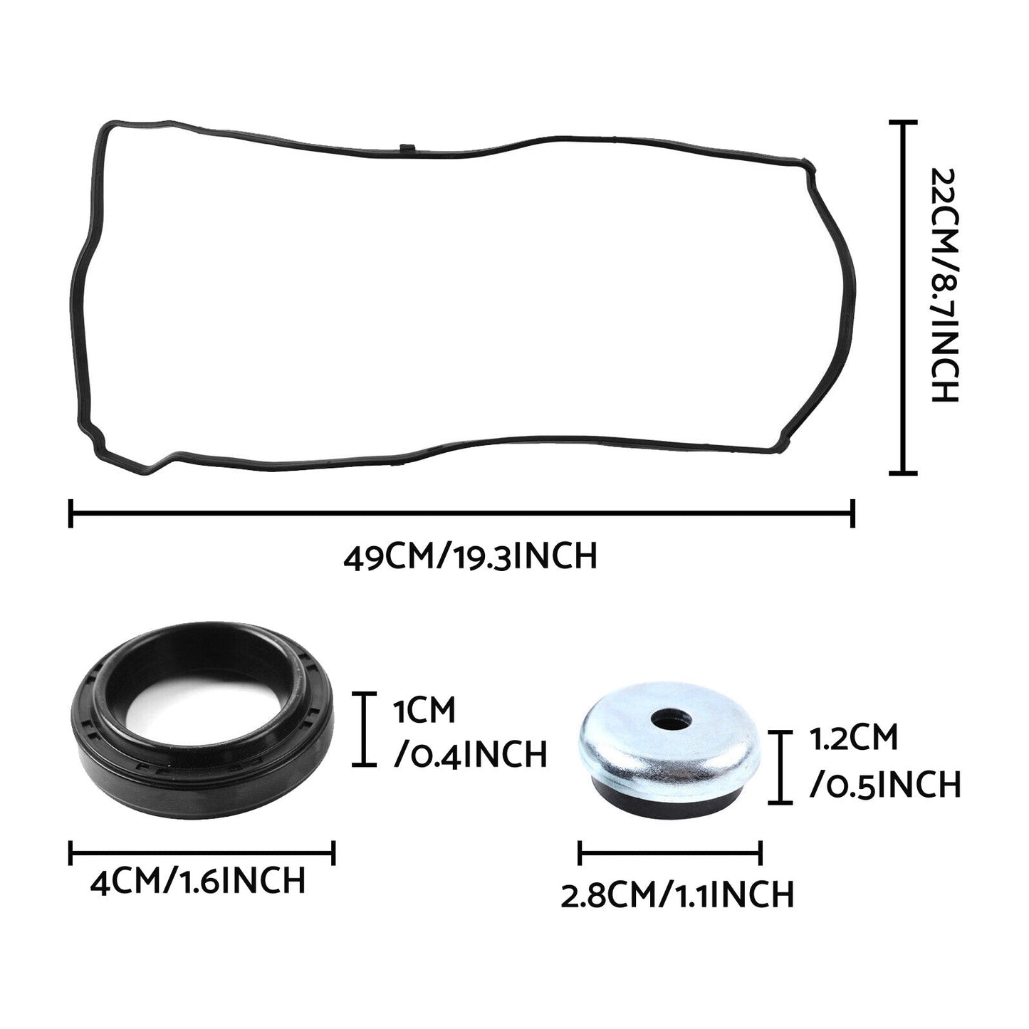 Rocker Valve Cover Gasket Kit Silicone Suitable For Honda Integra DC5 K20A K20Z
