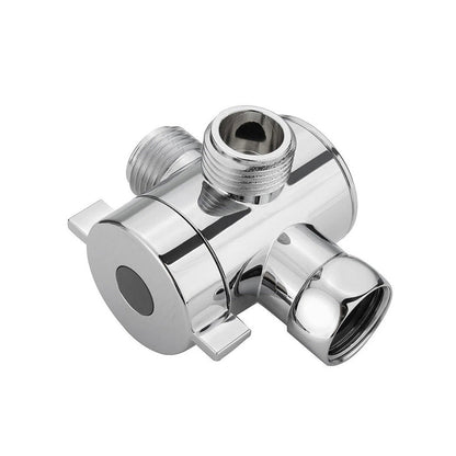 1 2 in Three Way T-adapter Valve For Toilet Bidet Shower Head Diverter Valve.