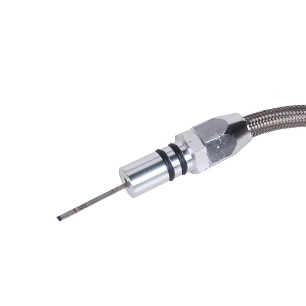 1x Transmission Dipstick Stainless Flexible Suitable For GM Chevy 4L80E Firewall Mount