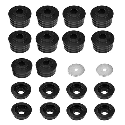 20PCS Polyurethane Body Mounts KF04050BK Suitable for Ford F250 F350 2 or 4WD 99-18.