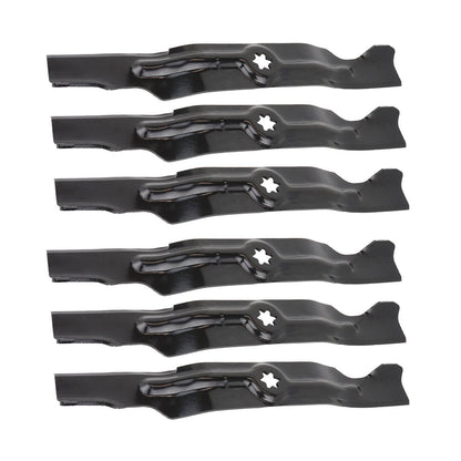 6pcs Blades Suitable 50inch Cub Cadet MTD Ride on Mower 742-04053 942-04053 B.