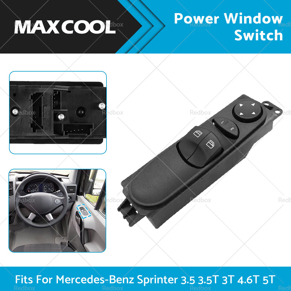 For Mercedes-Benz Sprinter W906 Master Window Switch Control A9065451213 LED.