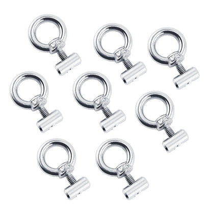8x Awning Rail Stoppers & Track Screws Suitable for Boat RV Caravan