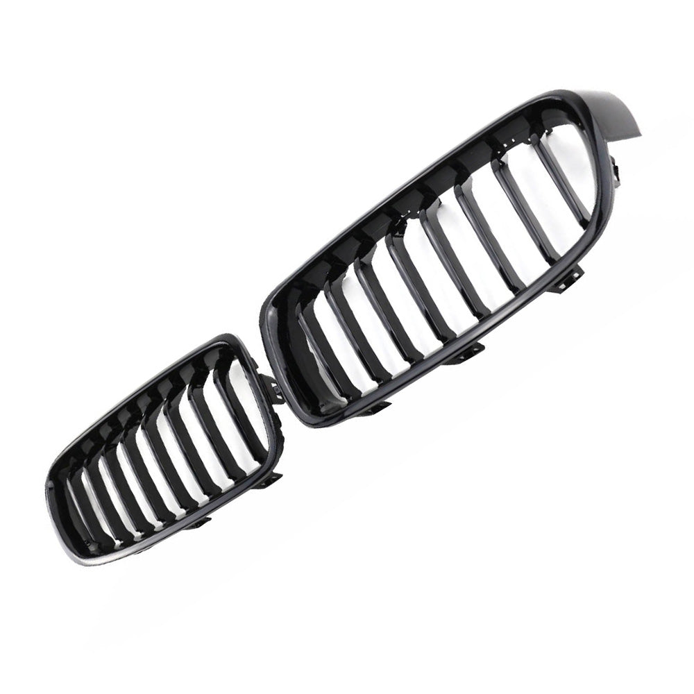 Front Bumper Kidney Grille Grill Suitable For BMW F30 F31 320i 330i 12-18.