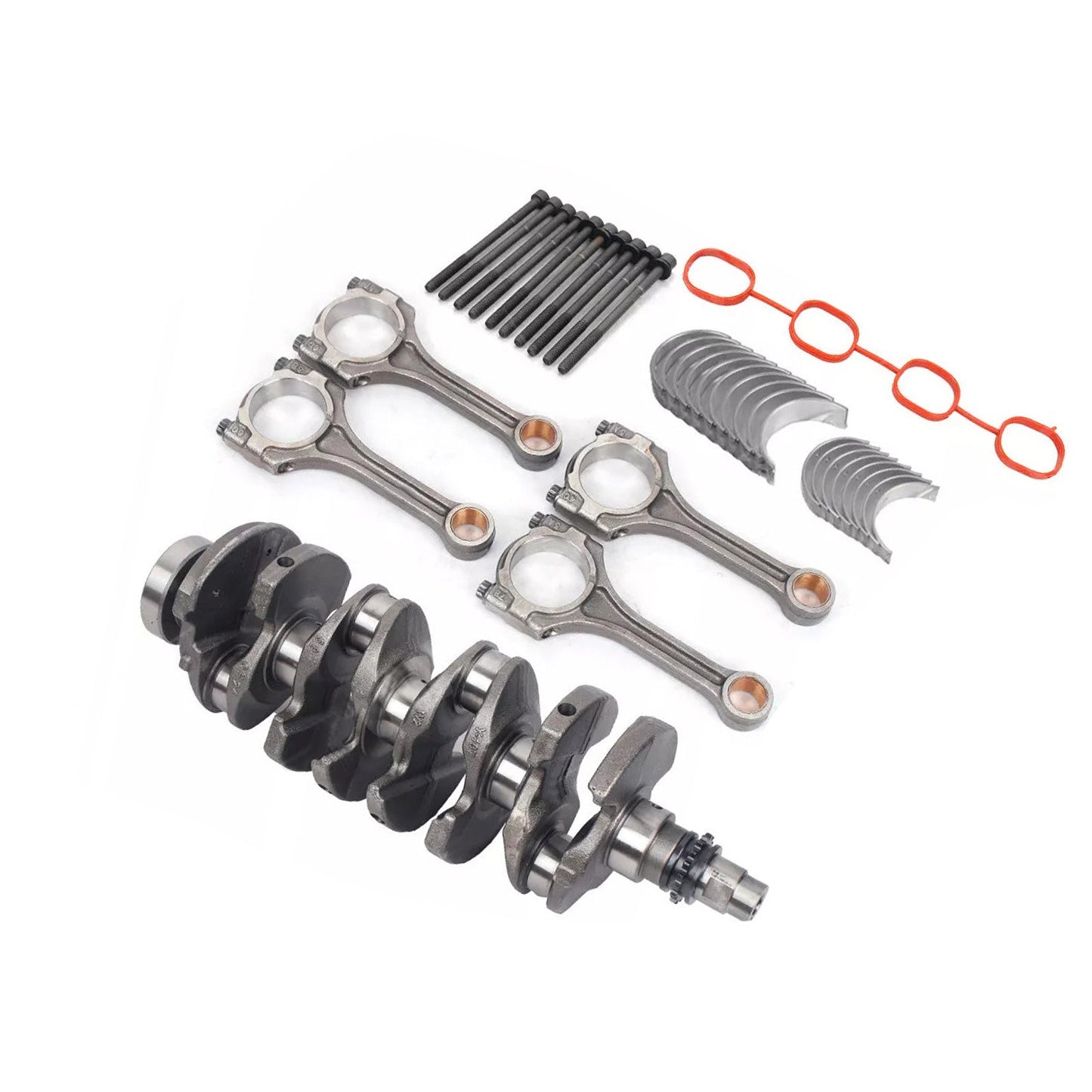 Crankshaft with Connecting Rods and Bearings Suitable For Hyundai / Kia G4FJ 1.6T