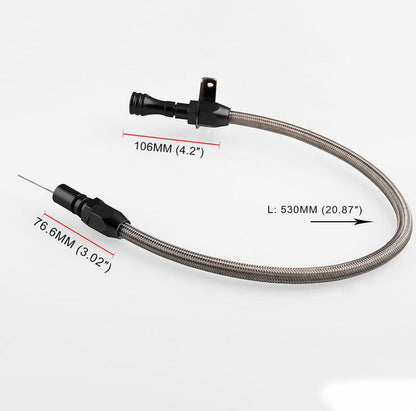 Flexible Stainless Transmission Dipstick for Chevy GM TH350 Tranny SBC BBC Trans.