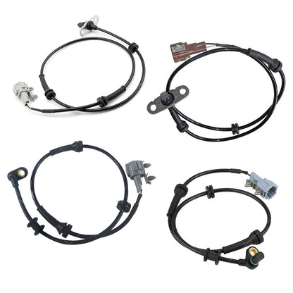 4x ABS Wheel Speed Sensor Suitable for Nissan Navara D40 2.5L