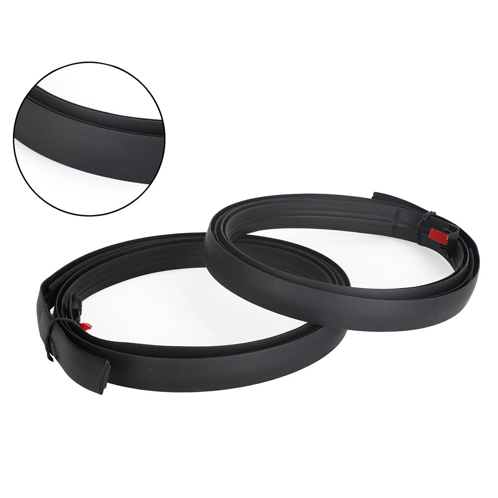 Pair LH & RH Dual Cab Roof Moulding Rubber Strip Suitable For Toyota Hilux 2005-2015.