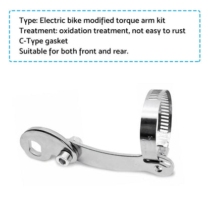 1/2 Set Torque Arm Kit Front Rear Refit Components Parts For Electric Bike Ebike.