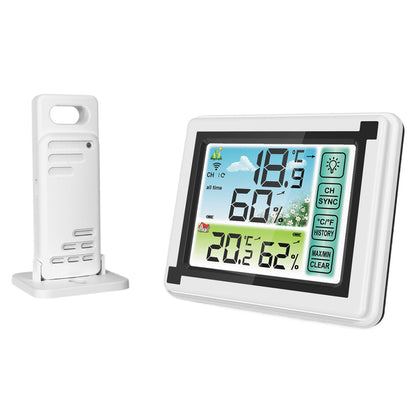 Wireless Weather Station Thermometer Digital Temperature Humidity Monitor Home.