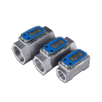 1/1.5/2 inch Turbine Digital Diesel Water Fuel Flow Meter Oval Gear Flow Gauge