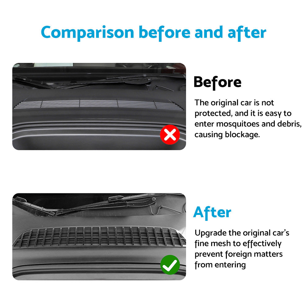 Air Flow Intake Vent Grille Protection Inlet Cover Suitable For Tesla Model Y.