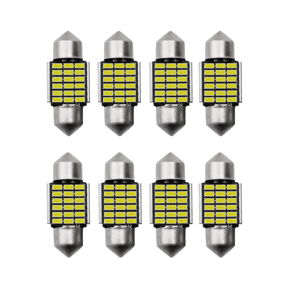 12x Interior LED Light Upgrade Kit Suitable For Toyota Landcruiser Prado 150 Series.