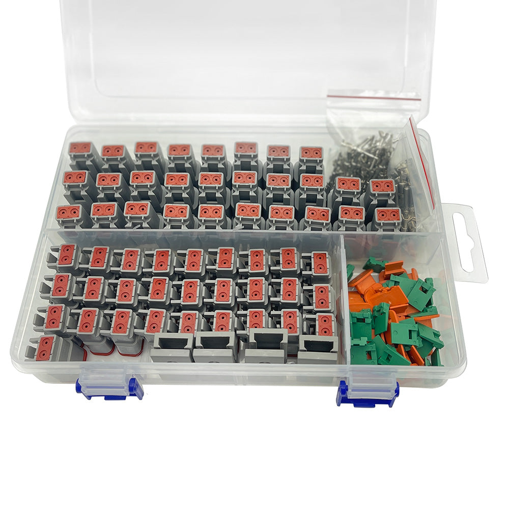 233pcs DT 2-Way Connector Kit Waterproof Plug Suitable for Auto Marine Electrica