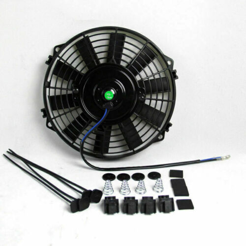 9 inch 12V Volt Electric Radiator Cooling Thermal Thermo Fan  Mounting Kits.