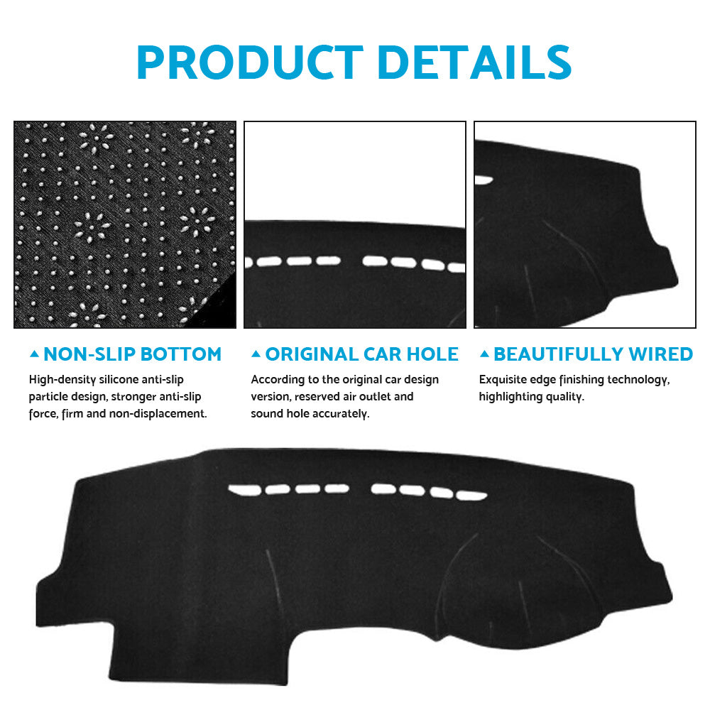 Non-Slip Dash Mat Suitable For VW Golf 6 / GTI 2008ÿ2012 Black Dashboard Cover