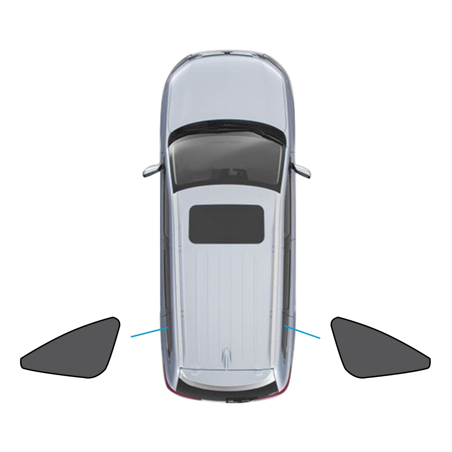 Car Window Magnetic Mesh Sun Blind Shades Suitable For Lexus NX Series 2022-2024.