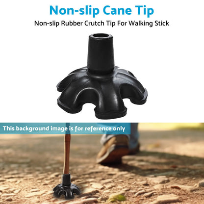Cane Tip Tripod Non-slip Rubber 19mm Crutch Tip For Walking Stick High Quality.