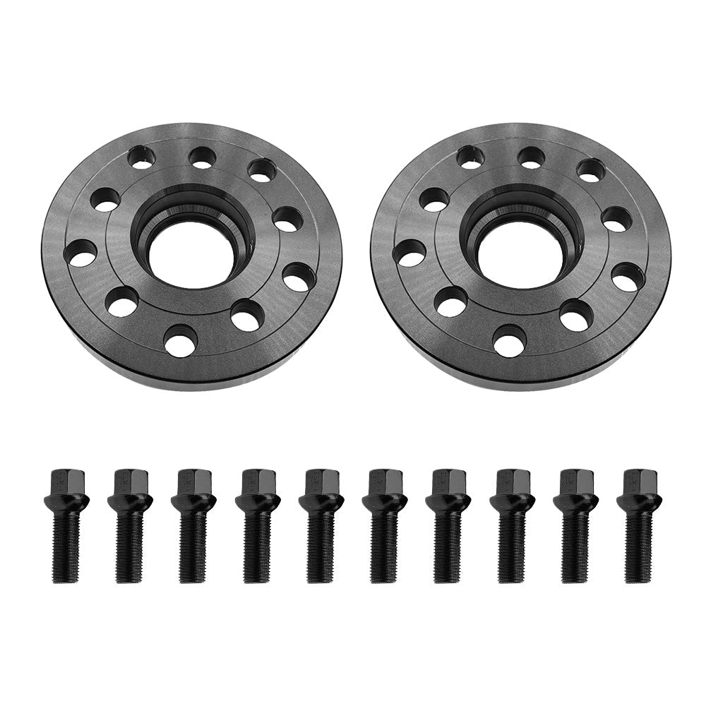 2x 15mm Hubcentric Wheel Spacers 5x112 Suitable for Audi Allroad Quattro C5 2001
