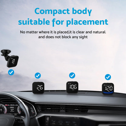 Digital Speedometer GPS HUD Head-Up Display Suitable for Car With MPH Overspeed