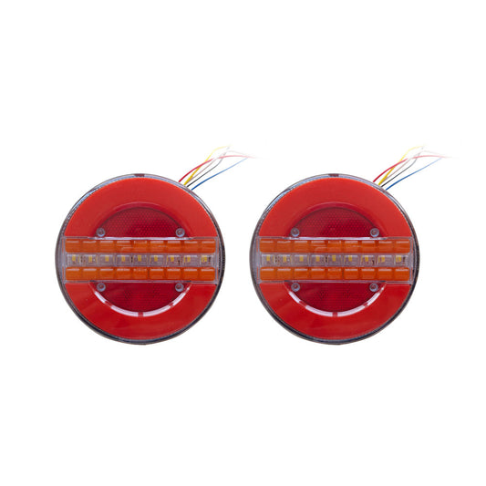 2x LED Tail Lights Stop Indicator Reverse Lamps Suitable For Trailer Truck Ute.