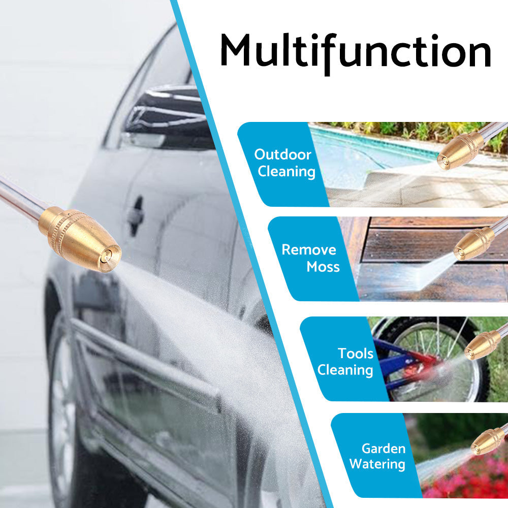 High Pressure Water Hose Nozzle Long Spray Nozzle Garden Hose Garden Car Wash