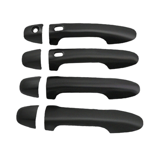 4x Door Handle Covers Matte Black Suitable For Toyota Hilux N80 2015-2021.