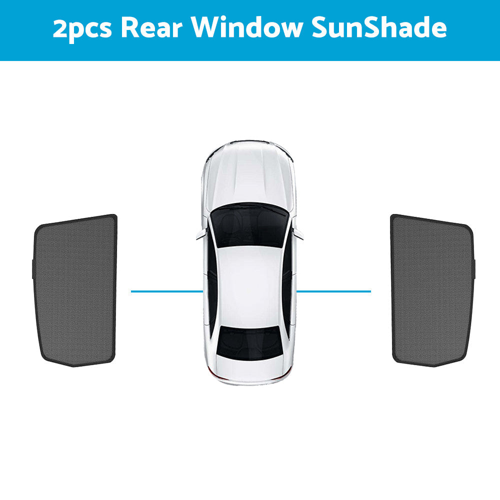 Magnetic Rear and Side Window Sun Shade Mesh Suitable For Toyota RAV4 2019-2023.