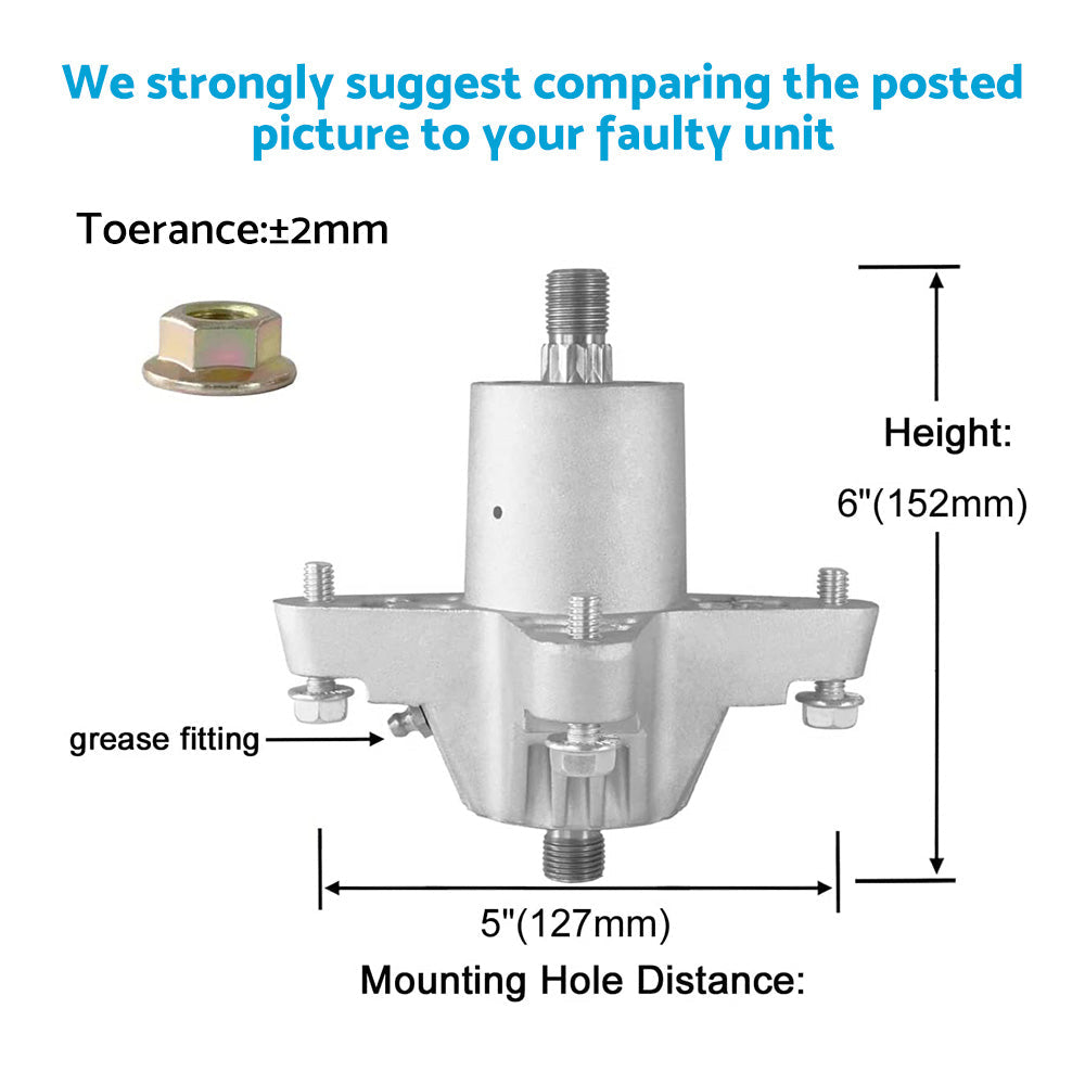 Spindle Assembly Suitable for MTD Yard Machines 38 inch Deck