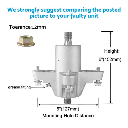 Spindle Assembly Suitable for MTD Yard Machines 38 inch Deck
