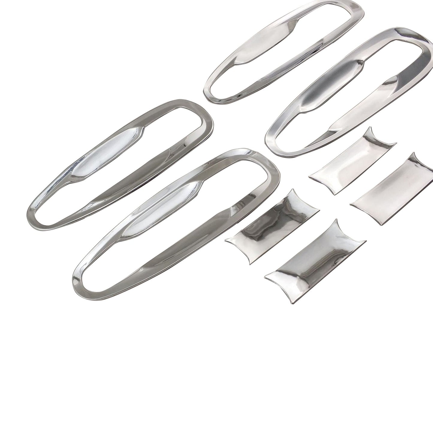 Chrome Door Handle Cover With Bowl Trim Suitable for Toyota Prado 4.0L V6