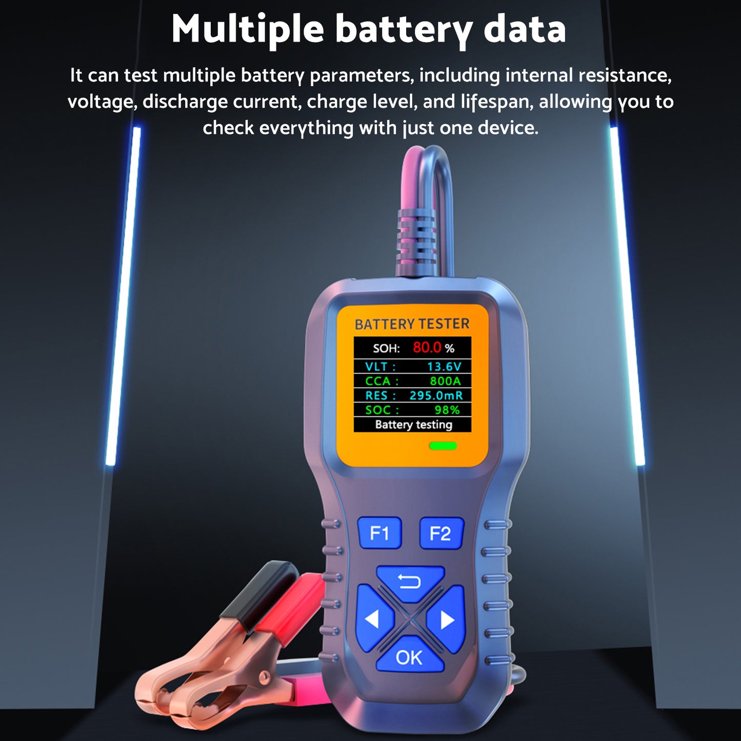 Battery Load Analyzer Tester Suitable for Car Truck 12V 24V 9V 3000CCA