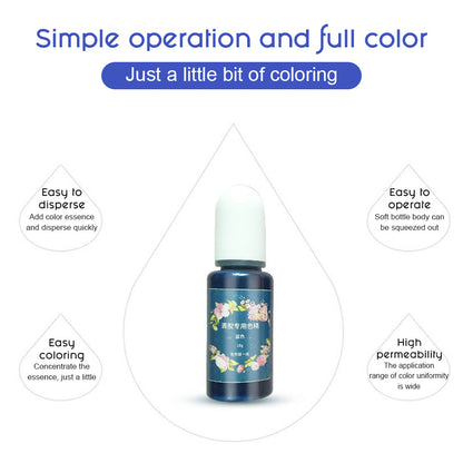 12 Colours Glitter Pigment Ink Epoxy Resin Colour Pigment Resin Floors Metallic.
