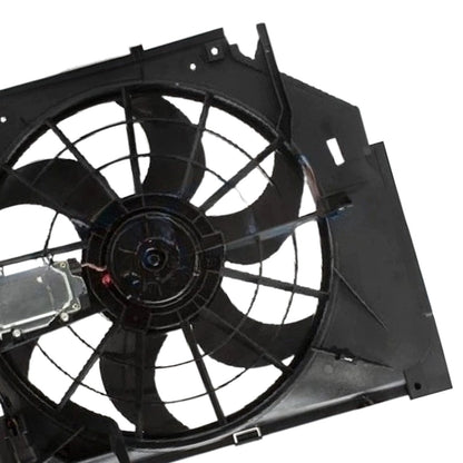 Radiator Cooling Fan With Control Module & Brush Motor Suitable for BMW E46
