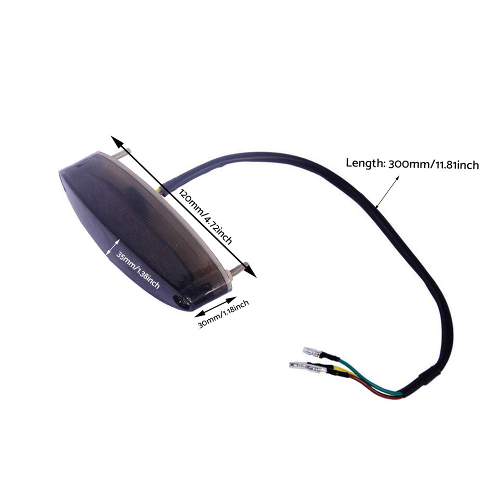 Universal Motorcycle 28 LED Brake Stop Tail Light Suitable for All Motorcycles